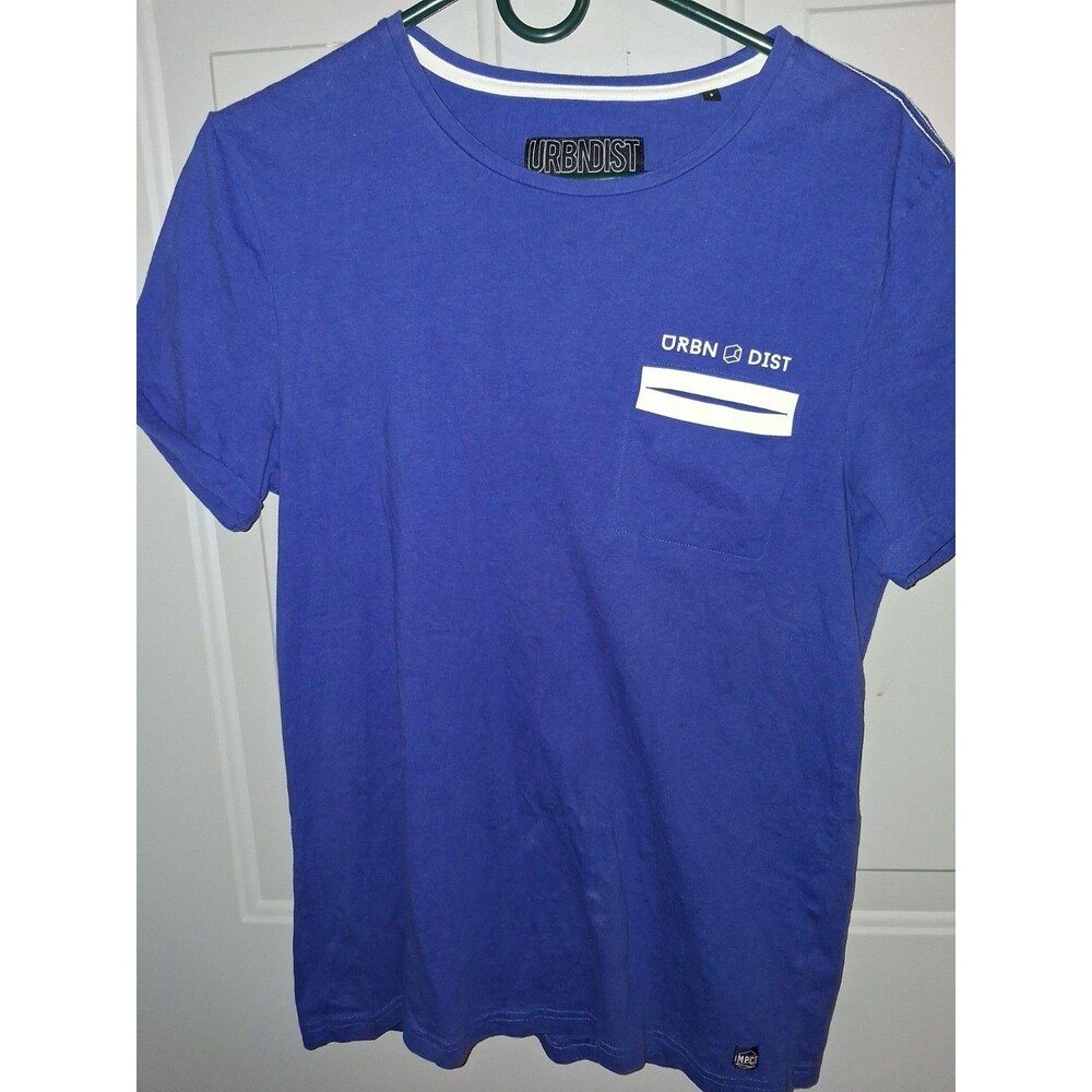 Urbndist Men's T-Shirt Angelo Litrico Short Sleeve Size Small Blue